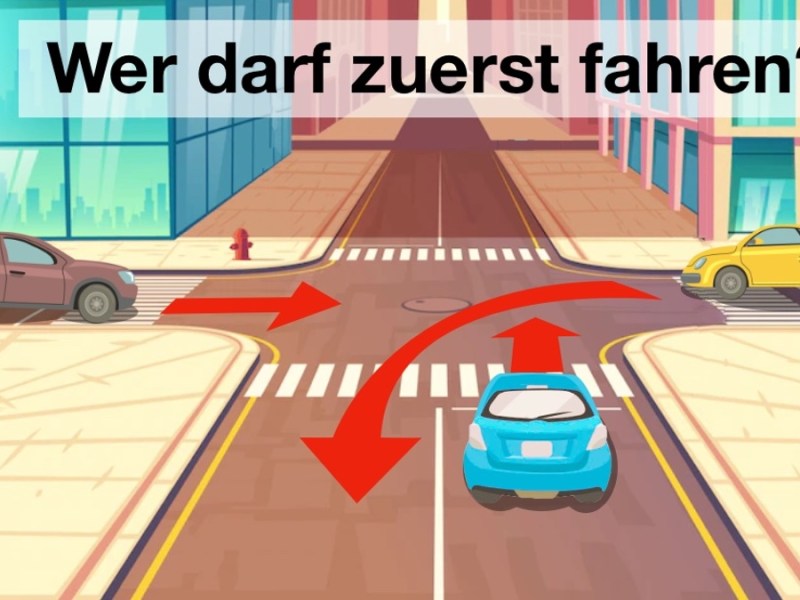 Wer darf zuerst fahren?