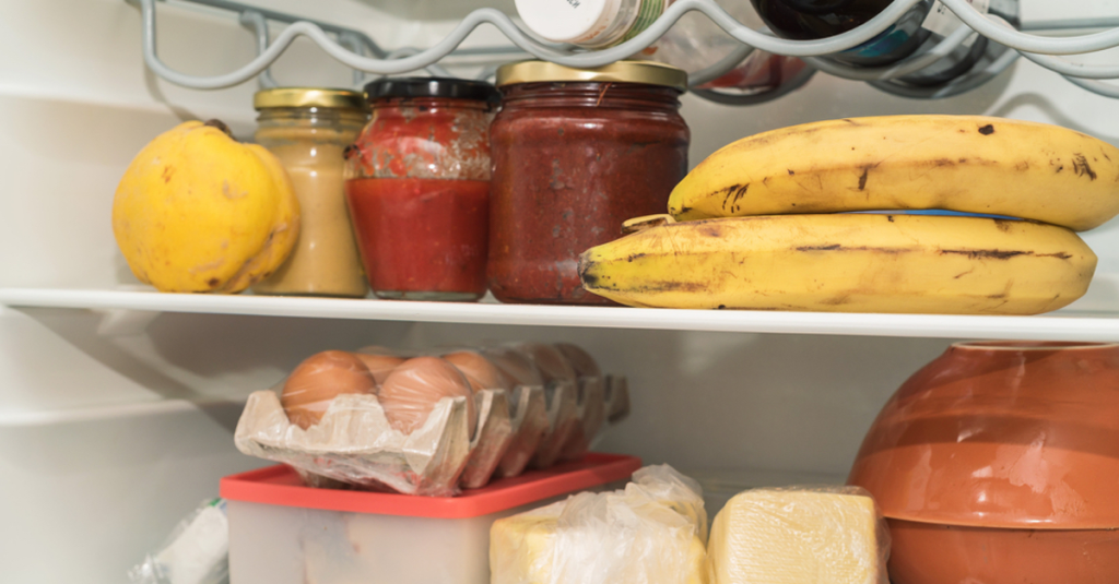 Bananen im Kühlschrank.