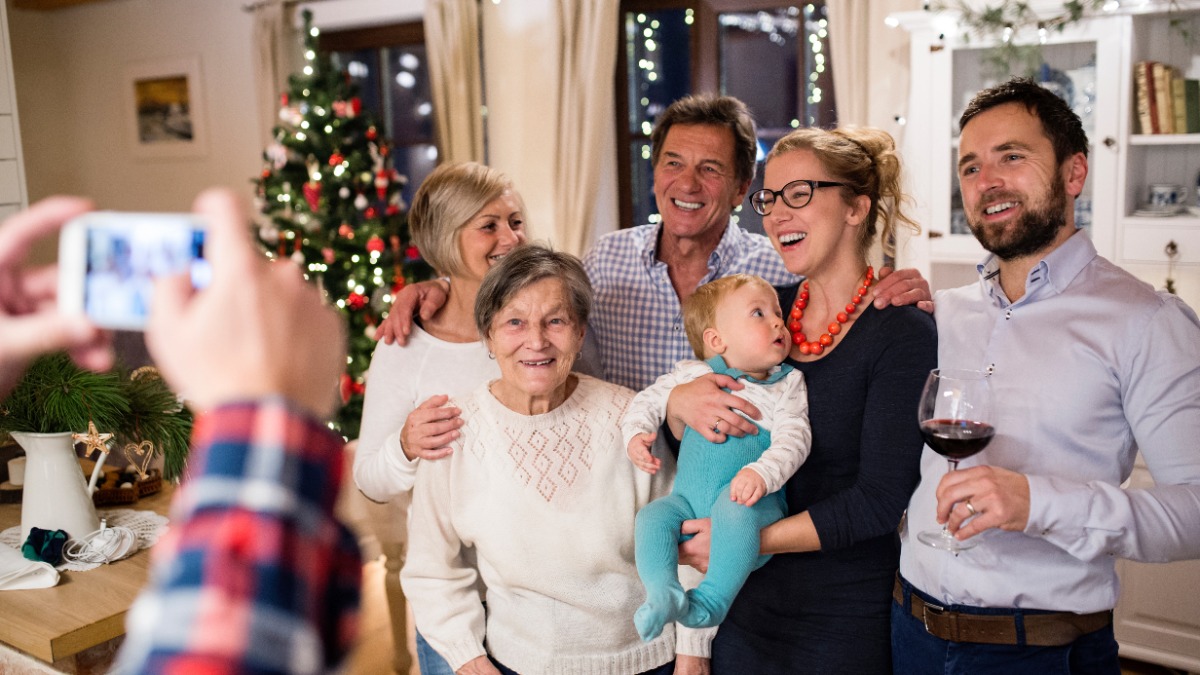 Weihnachten mit der Familie feiern